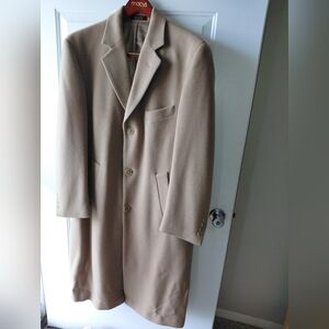 Men's Camel Wool Pea Coat by Macy's